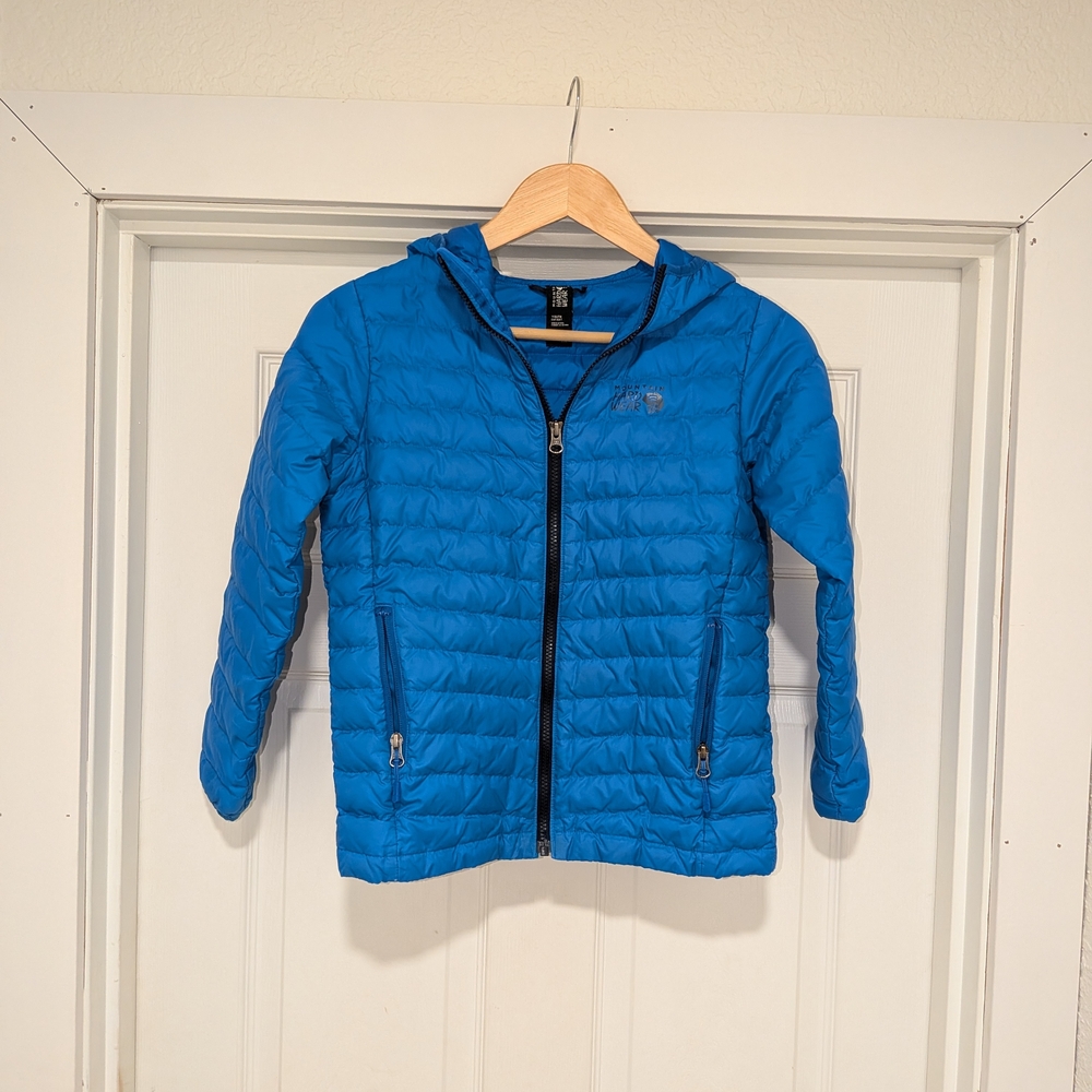 Mountain Hardwear Kids Bright Blue Puffer Jacket